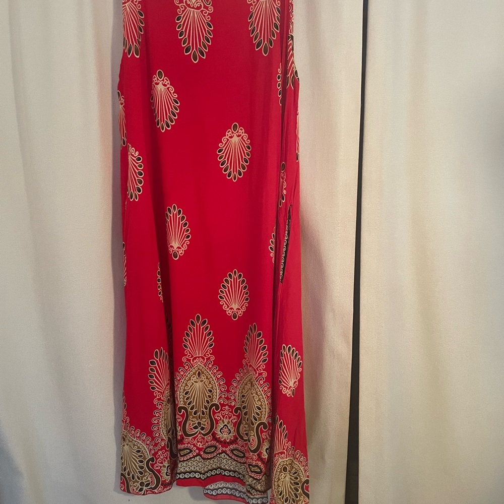 Women’s Sleeveless Long Dress// 2 Side Pockets